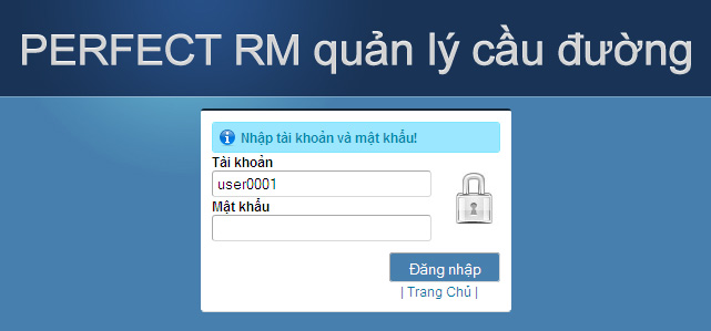 Danh mục hệ thống - Đăng nhập
